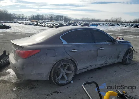 2014 Infiniti Q50 Premium z USA, uszkodzony, nr VIN JN1BV7AP8EM670039